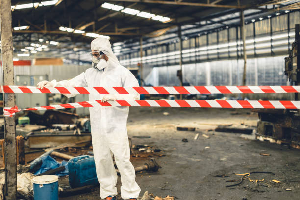 Professional Unattended Death Cleanup technician working in Meriden, WY
